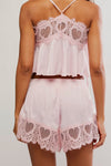Free People Sweet Love Boxer Pink Ribbons