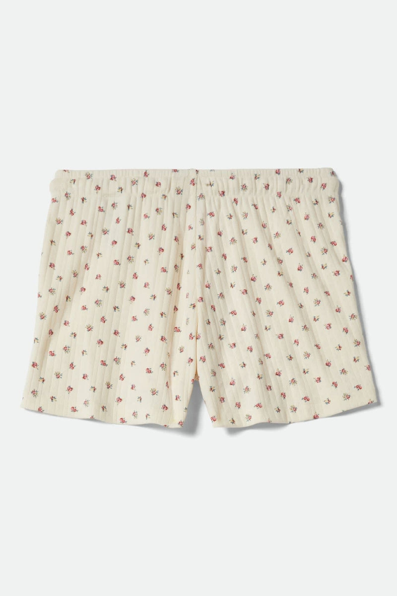 Brixton Off Duty Lounge Short - Floral Pointelle