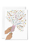 Illustrating Amy Greeting Cards Congrats Confetti