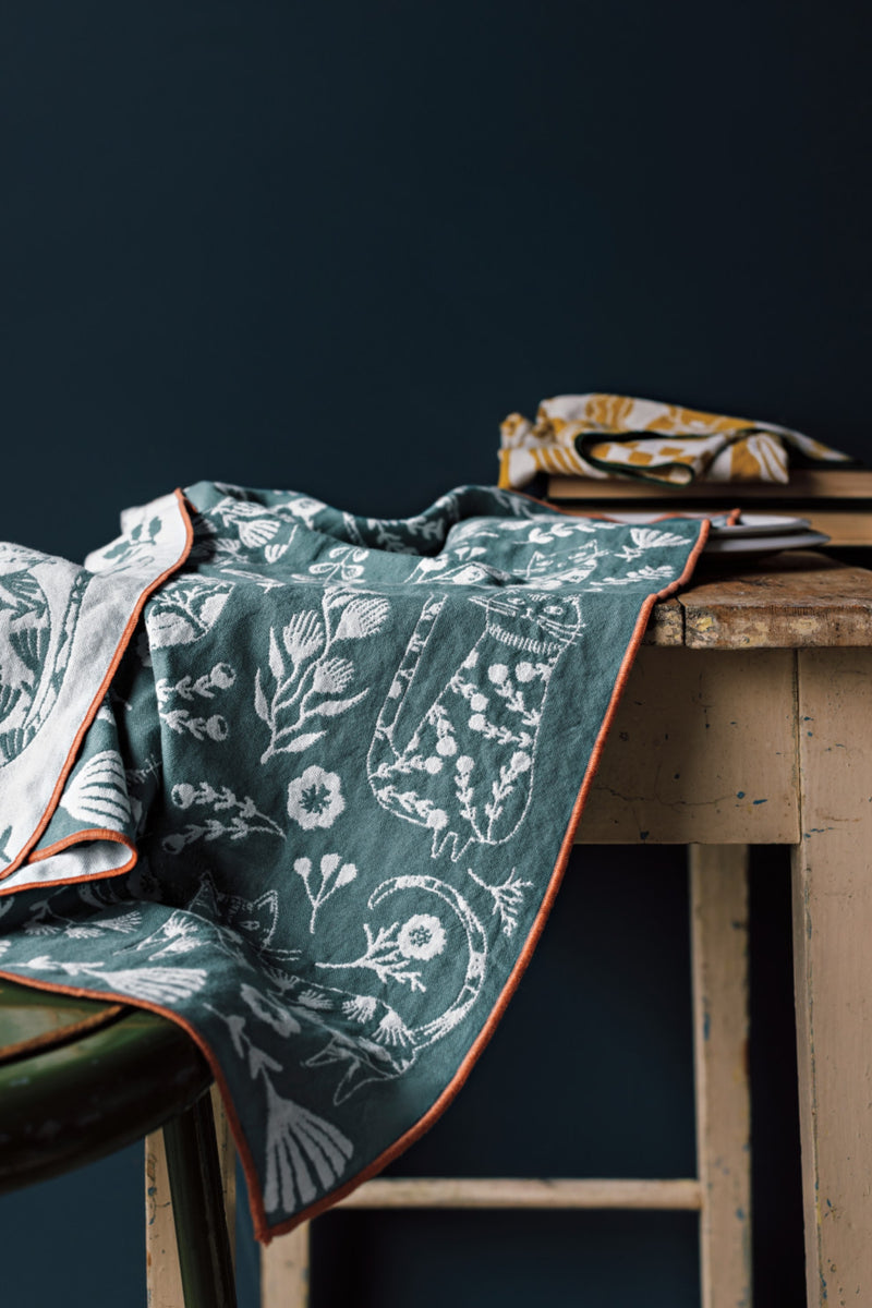Double Cloth Dishtowel - Catbloom
