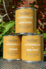 Commonwealth Provisions Candle - Citronella + Sea Salt