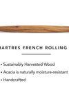 Ironwood Acacia French Rolling Pin