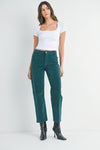 Just Black Denim Straight Leg Corduroy - Emerald