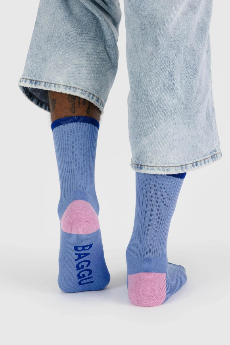 Baggu Ribbed Sock Cornflower Mix