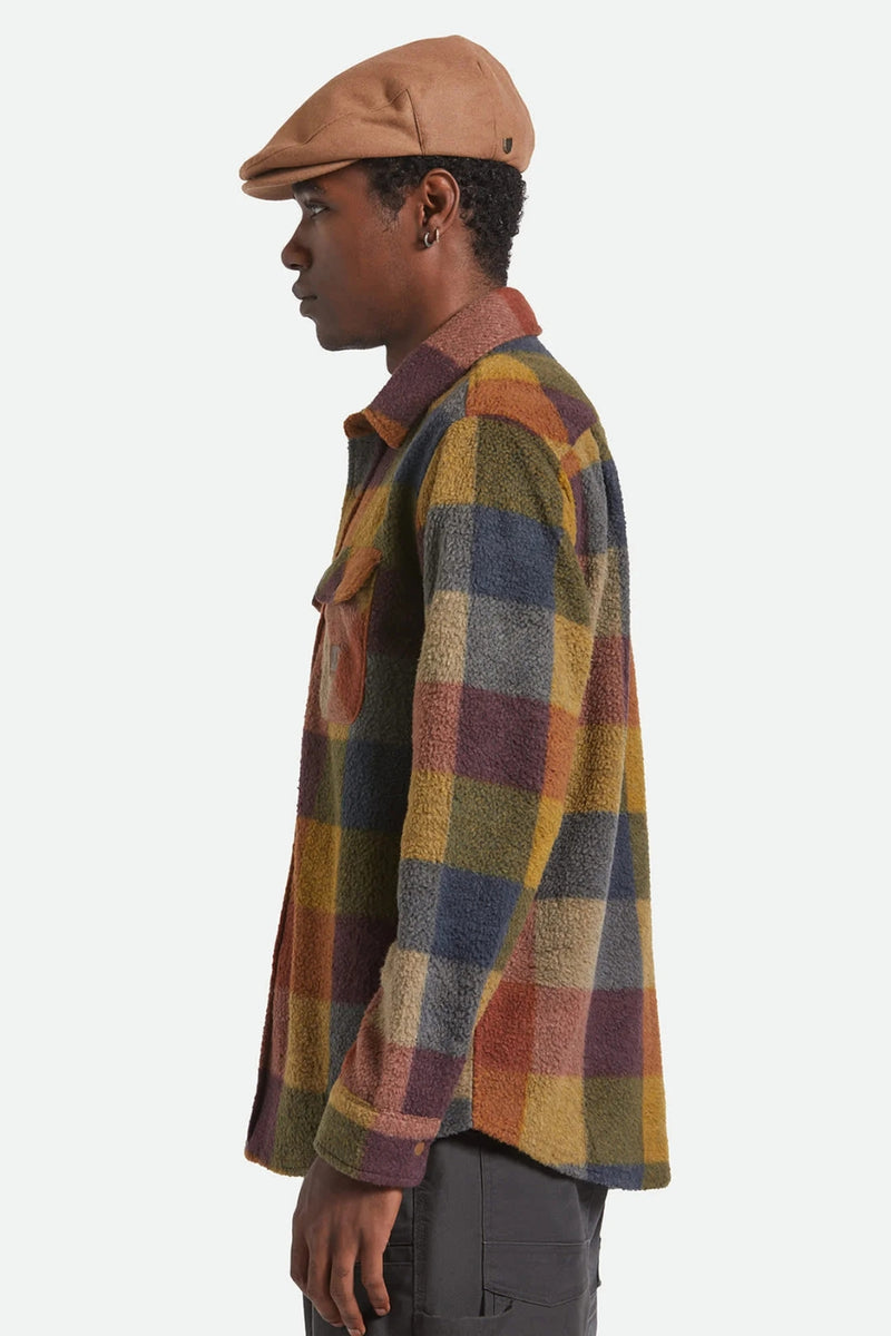 Brixton Hooligan Snap Cap - Camel Melton Wool