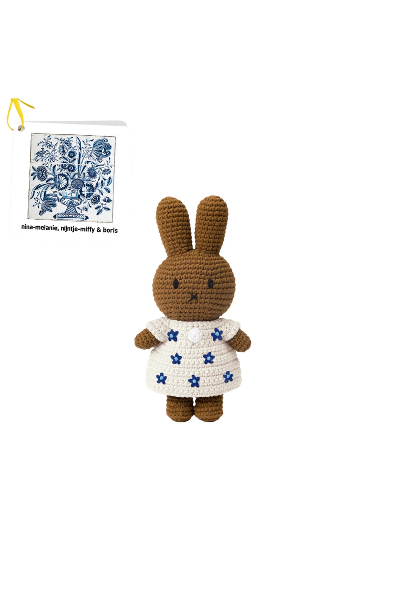 Melanie Delft Blue Floral Dress