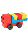 Luke's Toy Factory Truck Red Cargo Truck