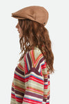 Brixton Hooligan Snap Cap - Camel Melton Wool