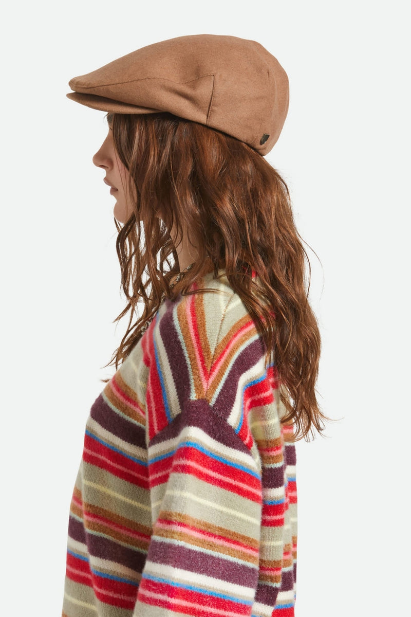 Brixton Hooligan Snap Cap - Camel Melton Wool