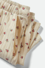 Brixton Off Duty Lounge Short - Floral Pointelle