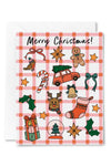 Illustrating Amy Greeting Cards - Festive Icon Holiday Card