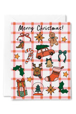 Illustrating Amy Greeting Cards - Festive Icon Holiday Card