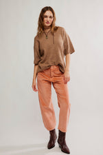 Free People Deep Trance Cord - Peach Peony