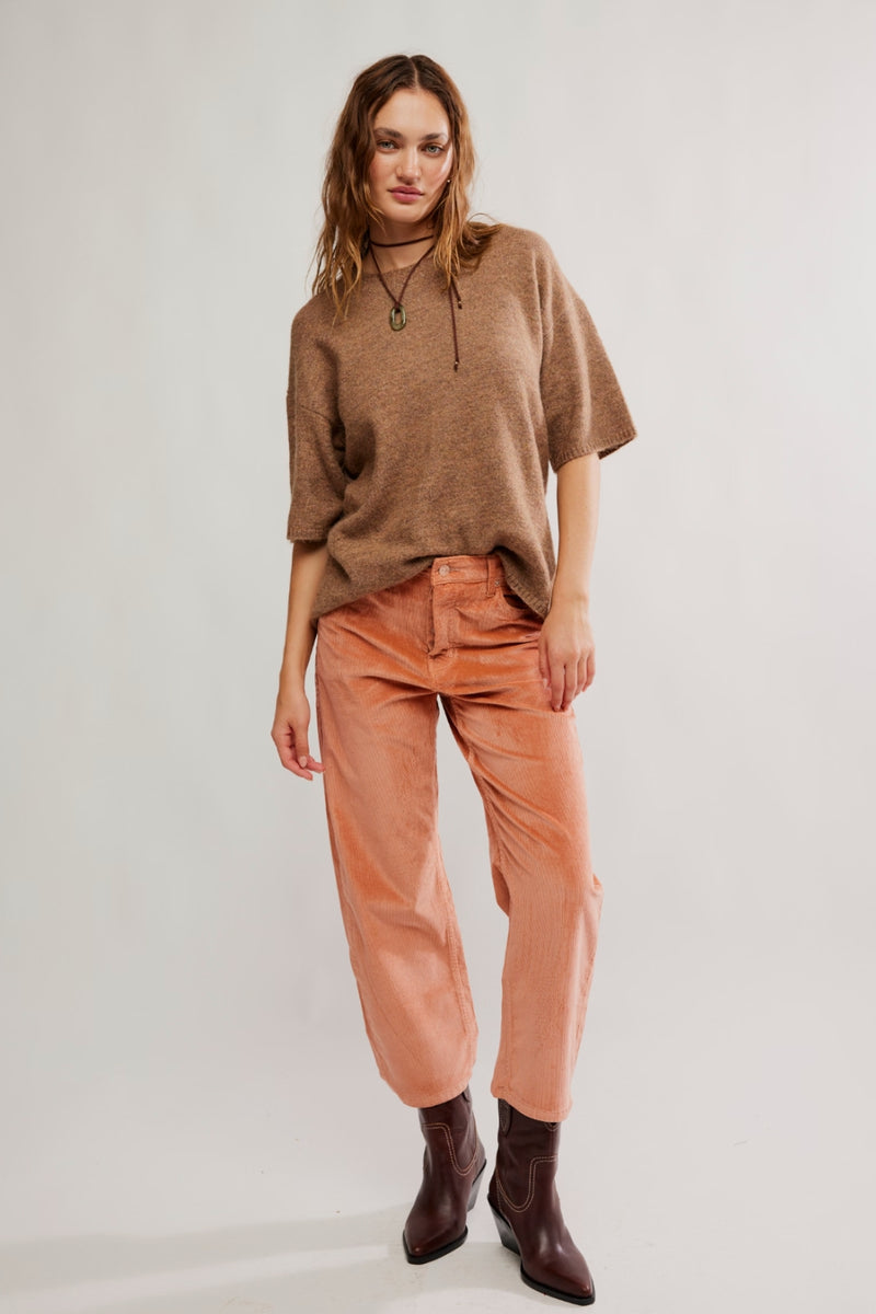 Free People Deep Trance Cord - Peach Peony