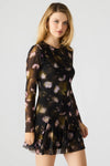 Steve Madden Bliss Dress - Black Ditsy Floral