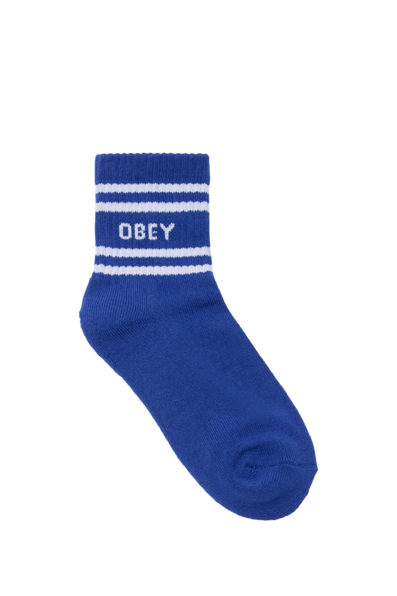 Obey Coop Socks - Deep Blue / White