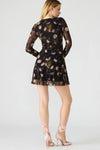 Steve Madden Bliss Dress - Black Ditsy Floral