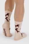 Baggu Crew Sock - Horses