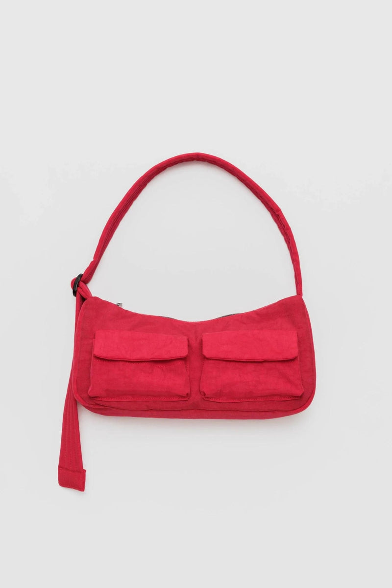 Baggu Cargo Shoulder Bag Candy Apple