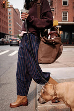 Free People Nice Choice Pull On - Navy Combo