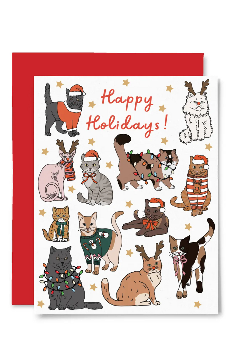 Illustrating Amy Greeting Cards Holiday Cats