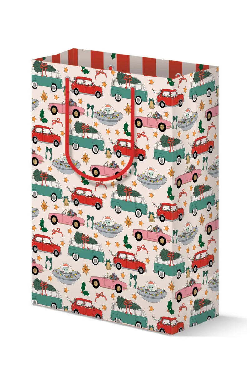 Illustrating Amy Gift Bag Holiday Car