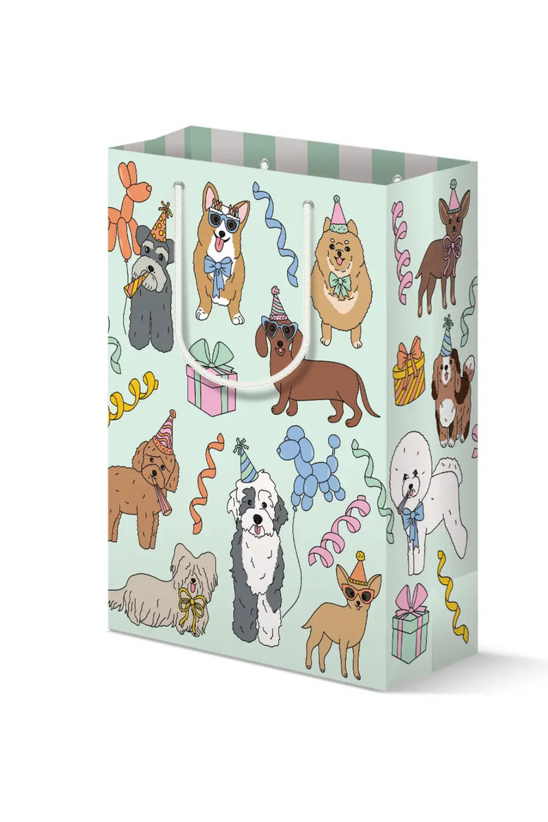 Illustrating Amy Gift Bag Birthday Dogs