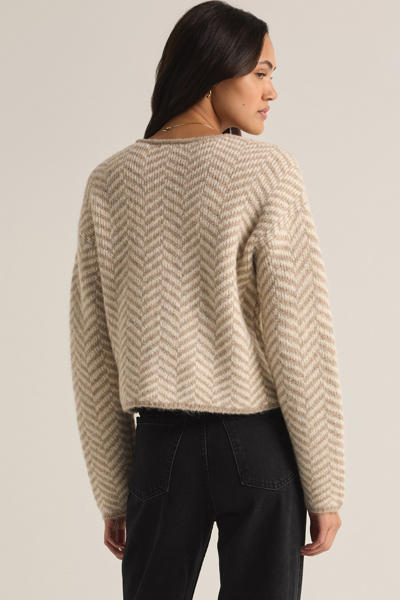 Z Supply Naomi Herringbone Cardigan