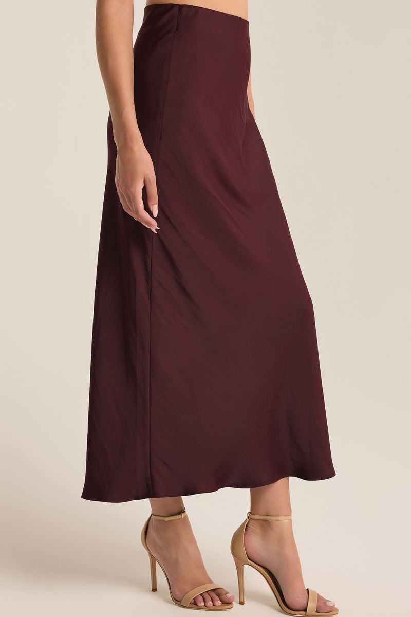 Z Supply Europa Poly Sheen Skirt