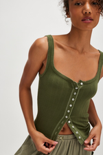 Free People End Game Pointelle Tank Army