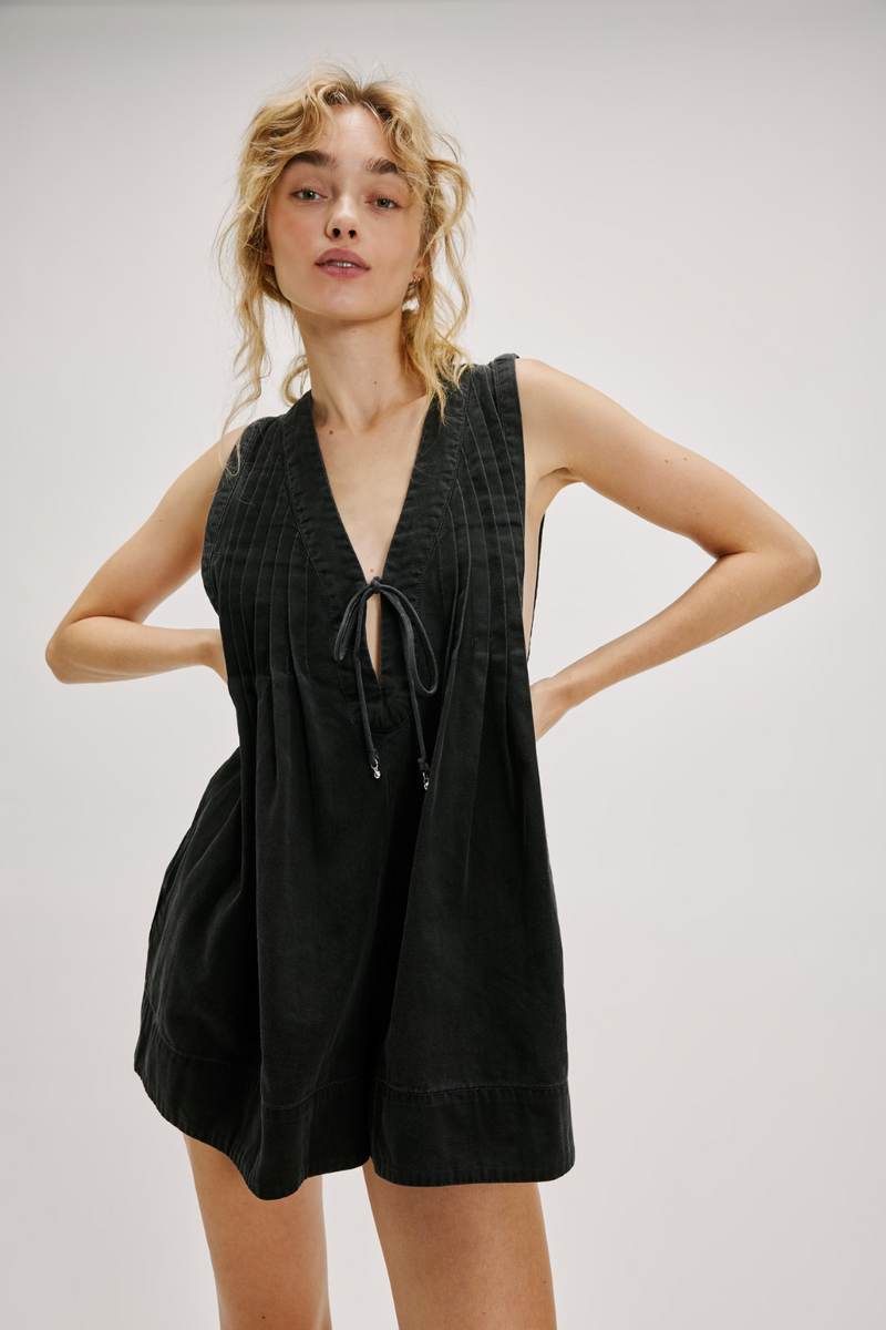 Webster Romper Black Wash