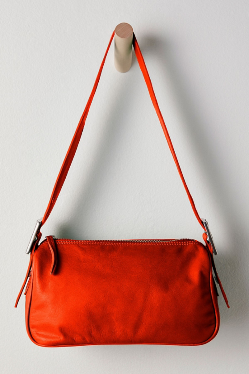 Free People Arm Candy Bag - Red Orange