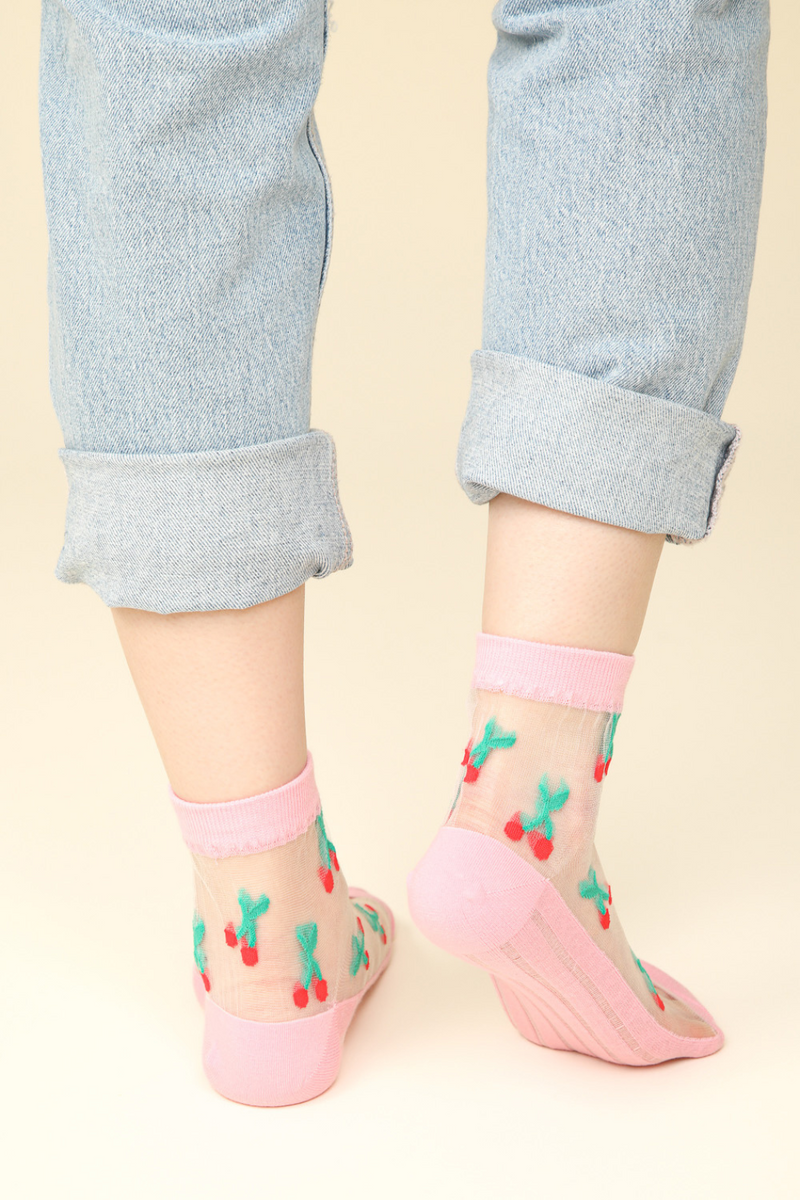 Fashion Socks - SC10033A Pink