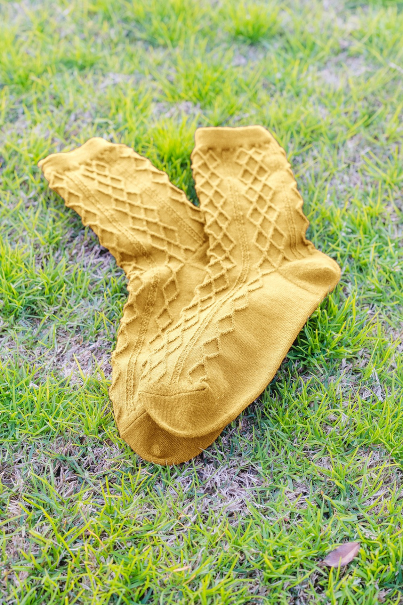 Fashion Socks - SC10016C Yellow