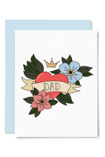 Illustrating Amy Greeting Cards - Dad Retro Tattoo