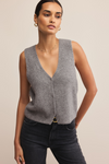 Z Supply Bryce Sweater Vest - Heather Grey