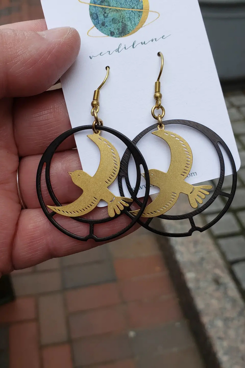 Soar Mixed Metal Earrings