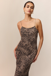 Z Supply Cielo Leopard Midi Dress - Desert Tan