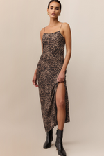 Z Supply Cielo Leopard Midi Dress - Desert Tan
