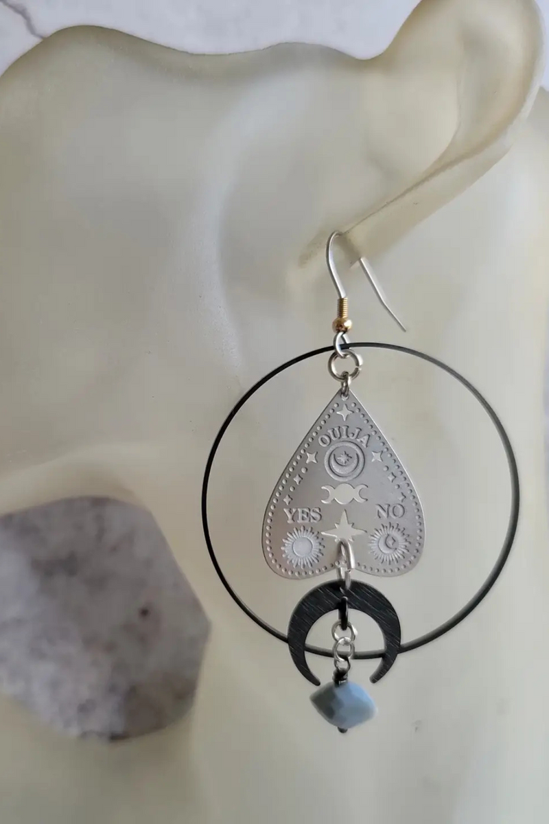 Ouija Mixed Metal Earrings