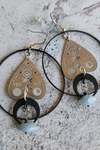 Ouija Mixed Metal Earrings