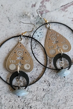 Ouija Mixed Metal Earrings