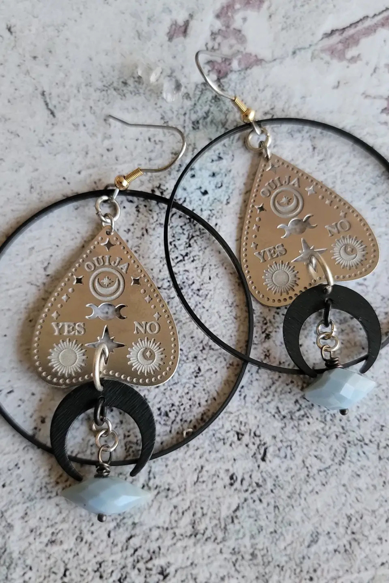 Ouija Mixed Metal Earrings