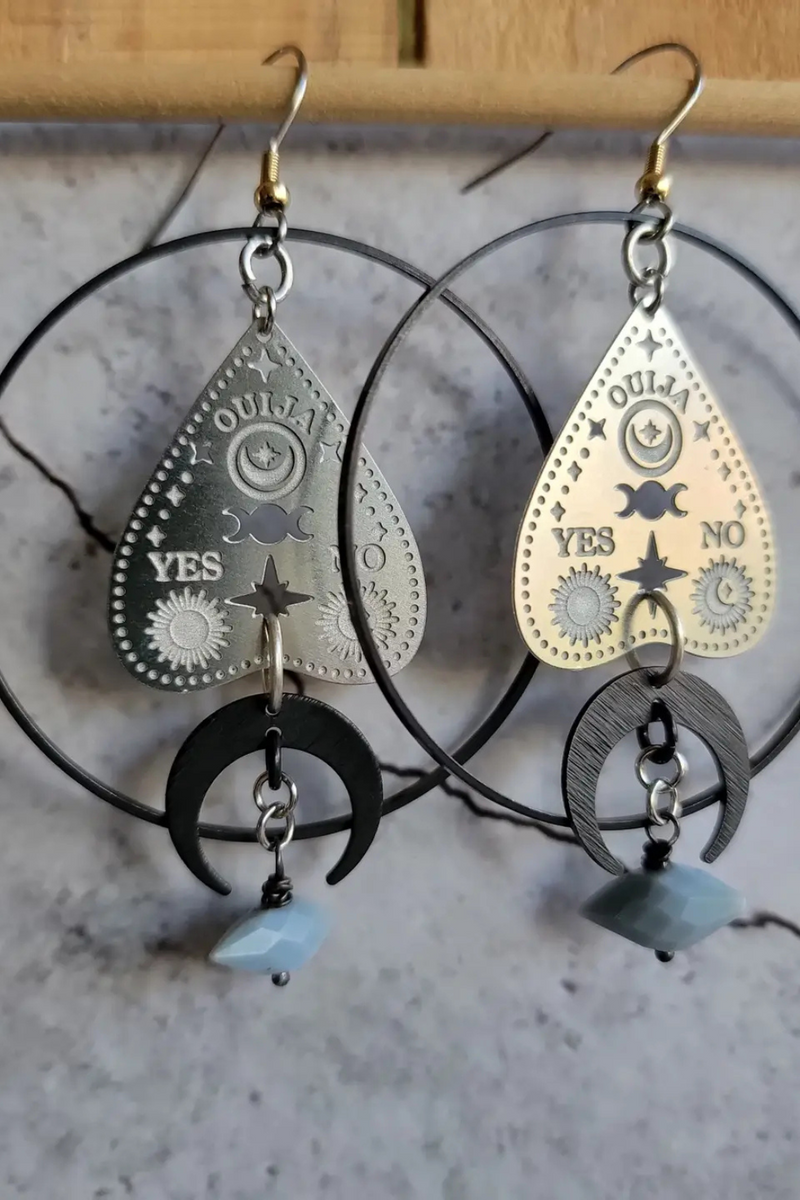 Ouija Mixed Metal Earrings