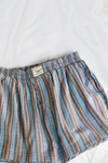 Free People Day to Day Flannel Boxer - Blue Combo