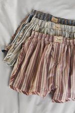 Free People Day to Day Flannel Boxer - Burgundy Combo