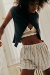 Free People Day to Day Flannel Boxer - Grey Combo
