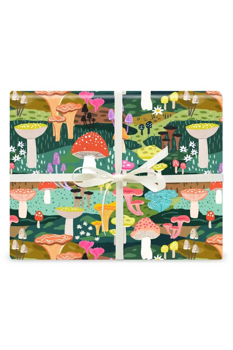 Mushroom Heaven Gift Wrap - Roll of 3