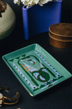 Ceramic Tray - Deco Seahorse