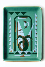 Ceramic Tray - Deco Seahorse